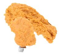 GALPADA 2Pcs Fried Chicken Hairpins for Women, Small Food-Inspired Hair Clips, Realistic Drumstick and Nugget Design, for Party and Daily Hairstyles