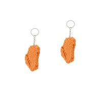 GALPADA 2pcs Fried Chicken Wings Keychain Pendant Imitation Food Keyring Cute Bag Backpack Ornament for Girls for Festivals and Special Occasions