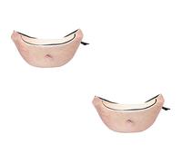 GALPADA 2pcs Funny Waist Pack 3D Beer Belly Dad Bag Fanny Pack Ideal for Travel Sports and Parties