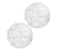 GALPADA 2pcs G9 Globe Lampshades with 80mm Diameter Round Light Covers, Aluminum Wire Lamp Shade Replacements for Chandeliers and Ceiling Lights in Contemporary Home