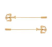 GALPADA 2pcs Golden Balance Scale Brooch Lapel Pin with Classic Design, Alloy Material, Dainty and Elegant Detailing for Dress and Suit Lapels, for Professionals and Justice Advocates