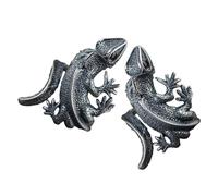 GALPADA 2pcs Gothic Lizard Rings for Men Adjustable Copper Retro Vintage Style with Comfortable Fit, Unique Design for Halloween Costumes and Everyday Fashion