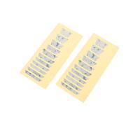 GALPADA 2pcs Guitar Fretboard Stickers with Scale Markers Color Coded Inlay Decals for Acoustic Electric Bass Identification for Beginner Practice and Accelerated Music Learning
