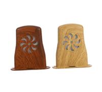 GALPADA 2pcs Guitar Sound Humidifier with Natural Wood Finish Portable Moisturizer for Acoustic and Ukulele Lightweight Travel-friendly Instrument Care to Prevent Cracking and Maintain