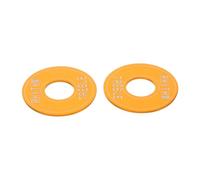 GALPADA 2pcs Guitar Toggle Switch Washer Plate Gold Metal Rhythm Treble Gaskets for Electric Guitars Durable Musical Instrument Accessories Stable Switching Precision