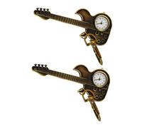 GALPADA 2pcs Guitar Watch Keychain Fashion Watch Guitar Keychain Pendant for Music Enthusiasts
