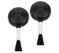 GALPADA 2pcs Handheld Camera Lens Air Blower Dust Cleaner with Plastic Brush for Dust and Debris Removal, Sturdy Air Blowers Suitable for On-the-go Cleaning of Computers and Devices