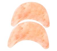 GALPADA 2pcs Handmade Himalayan Salt Soap Bars - Moon-shaped Exfoliating Body Scrub with Mineral Rock Salt for Deep Cleansing and Moisturizing Skincare, Suitable for Relaxation and Foot