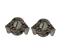 GALPADA 2pcs Hard Hat Neck Shade Sunproof Hat Brim for Outdoor Work UV Protection Sunshade Curtain for Safety Helmets Breathable Cooling for Construction Sites