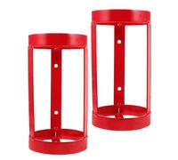 GALPADA 2pcs Heavy Duty Fire Extinguisher Mount Brackets for 2kg Cylinders, Strong Metal Wall Holder Frames for Home, Car, Rv, and Truck Fire Safety