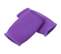 GALPADA 2pcs Helmet Chin Straps Chin Guard Cover with High Density Cushioned Material and Sweat Management, Universal Fit Purple Rugby Jaw Pad for Football and Ice Hockey Protection