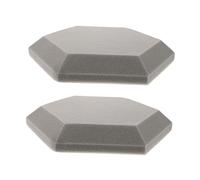 GALPADA 2pcs Hexagon Sound Insulation Mats Acoustic Wall Cushions with Sound Absorption and Flame-retardant Polymeric Sponge Material for Indoor Noise Reduction in Studio or Home