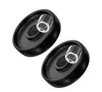 GALPADA 2pcs Hydraulic Jack Replacement Front Wheels Trailer Roller Wheel for Jack Enhanced Stability Flexibility Easy to Install Reliable Performance