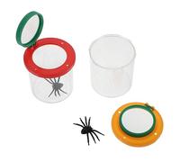 GALPADA 2Pcs Insect Observing Jar with Dual Magnification for Educational Outdoor Collector Tool for Science Exploration and Nature Observation