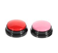 GALPADA 2Pcs Interactive Pet Buttons Recordable Dog Sound Buttons for Training Communication Funny Dog Buzzers for Cats