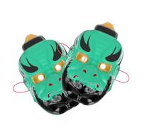 GALPADA 2pcs Japanese Style Tengu Masks for Adults, Plastic Material, Distinctive Design, Fits the Face, for Halloween Party and Dancing Events