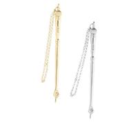 GALPADA 2pcs Jewish Bible Reading Pointer Metal Yad Torah Chain Book Page Pointer for Boys and Girls Adults Torah Book Hand
