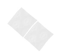 GALPADA 2pcs Lace Bedside Tablecloth Round Embroidered Vanity Mirror Cover with Fine Stitching Dressing Table Protector for Bedroom Decor