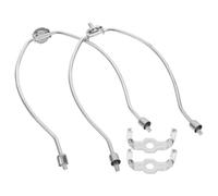 GALPADA 2pcs Lamp Shade Harp Holder Chrome Electroplated Bracket for Table and Floor Lamps Flexible Harvard Frame with Light Diffusion Efficiency