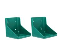 GALPADA 2pcs Large Sheep Salt Feeder Rack PP Material Salt Block Holder for Livestock Nutrition Fodder Storage Container Stable Licking Tray for Horse Cow