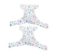 GALPADA 2pcs Large Washable Adult Nappies Breathable Incontinence Pants with Adjustable Snap Closure Leakproof Design for Elderly Care and Dependable Protection