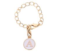 GALPADA 2pcs Letter A Charms Chains Hanging Cup Accessory Lightweight Metal Backpacking Decorative Keyring