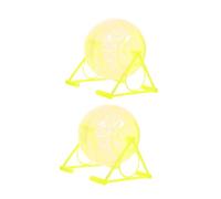 GALPADA 2pcs Little Pet Climbing Ladder Fitness Rolling Ball Hamster Platform Guinea Indoor Outdoor Hamster Boredom Breaker Pet Supplies