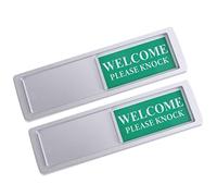GALPADA 2Pcs Magnetic Privacy Signs for Home Office Do Not Disturb Please Knock Indicators Readable Office Door Signs for Restroom Meeting Rooms