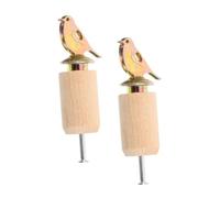 GALPADA 2pcs Manual Wooden Bird Call Whistle for Educational Sound Device for Bird Watching and Training to Enhance Outdoor Learning and Family Interaction