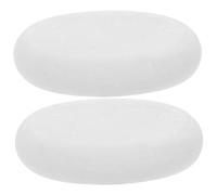GALPADA 2pcs Marble Massage Stones Set Hot and Cold Compress Essential Oil Massage Rocks for Spa Relaxation Smooth Polished Surface for Fatigue Relief Suitable for Men and Women