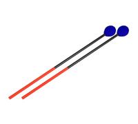 GALPADA 2pcs Marimba Mallets for Xylophone Percussion Sticks Carbon Fiber and Cotton Thread, Blue Hammer Mallet Set Fine Workmanship for Fuller Sound in Music Performance