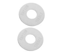 GALPADA 2pcs Metal Guitar Toggle Switch Washer Rings Aluminum Control Plate for Rhythm Treble Switch Surround Ring and Smooth Tone Switching