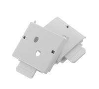 GALPADA 2pcs Metal Outside Mount Blinds Brackets for Roller Shutters and Window Blinds, Quick Installation Replacement Mounting Brackets with Sleek White Metal Design for Indoor Window