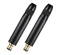 GALPADA 2pcs Metal Spraying Nozzles for Car Washing and Garden Watering Ergonomic Straight Design Hose Nozzle for Efficient Irrigation and Cleaning Copper Construction for Multi Purpose
