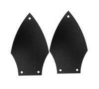 GALPADA 2pcs Metal Truss Rod Cover Guitar Neck Plate Iron Core Replacement for Bass Guitar Headstock Fitting