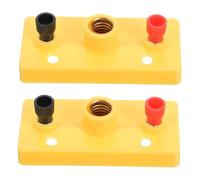 GALPADA 2pcs Miniature Screw Bulb Holder for Stem Physics Kit Compact Plastic Lamp Socket for DIY Circuit Experiment Series Lighting Base for Educational Science Learning