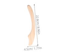 GALPADA 2pcs Natural Wooden Facial Massage Stick Japanese Inspired Design for Face Shaping Neck Reflexology Contouring Skincare Tool Portable for Home and Travel Use
