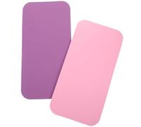 GALPADA 2pcs Non-slip Yoga Knee Cushion Tpe Protective Pad for Pilates Gym Floor Workouts Comfortable Kneeling Mat for Elbows Ankles and Sit Bones