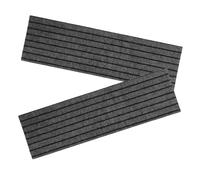 GALPADA 2pcs Outdoor Non Slip Stair Treads 28x8 Inch Grey Adhesive Strips | Polyester Anti Slip Surface, Reusable Heavy Traffic Protection, for Entry Steps, Concrete Stairs, Hotels and Building