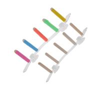 GALPADA 2pcs Parrot Perch Bird Stand Suction Cup Window Perch for Parrot Conure Cockatiel African Grey Parakeet Bird Ladder for Cage Stand