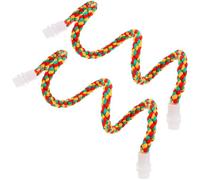 GALPADA 2pcs Parrot Swing Bungee Cotton Rope Perches for Birds, Multi-purpose Standing Stands That Can Be Bent into Different Shapes, for Birdcage Accessories and Chewing