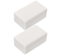 GALPADA 2pcs Plastic Project Box for Electronics with Stable Performance and Easy Maintenance White Plastic Enclosure for Electronic Engineering Projects