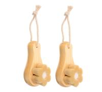 GALPADA 2pcs Plum Blossom Facial Cleansing Brush Manual Soft Bristle Face Wash Tool for Deep Pore Blackhead Removal Makeup Cleansing and Massage Portable Skin Exfoliator for Women