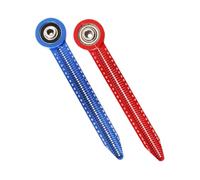GALPADA 2pcs Portable Aluminum Compass Circle Ruler for Woodworking Precise Circular Drawing Tool Mini Multifunctional Drafting Gauge for Carpentry Engineering and Architectural
