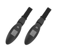 GALPADA 2pcs Portable Electronic Luggage Scale Handheld Precise Travel Suitcase Weight Scale for Overweight Charge Prevention Compact Lightweight Design for Travel and Shipping