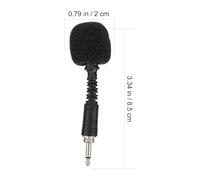 GALPADA 2Pcs Portable Noise Canceling Live Streaming Microphones with Threaded Connector for Recording and Singing on Mobile and Pc, Mini Professional Mics for Online Broadcast and Karaoke