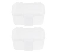 GALPADA 2pcs Portable Plastic Reptiles Breeding Box Breathable Design for Earthworm and Blood Worm Cultivation, Small Multi-purpose Worm Hatchery Suitable for Pet Supplies and Aquatic Pets