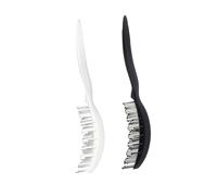 GALPADA 2pcs Professional Plastic Comb for Haircut and Styling Nylon Massage Hair Brush Wide Teeth for Hair Detangler and Hairdressing Combs
