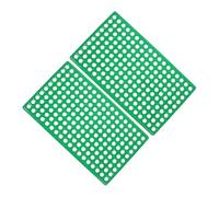 GALPADA 2pcs Rabbit Cage Floor Mats Plastic Bottom Pads Round Holes 30×50cm Protective Waterproof Flooring for Small Animals Pet Habitat Bunny Cage