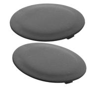 GALPADA 2pcs Rear Bumper Trailer Hitch Cover for Pickup Truck - Sturdy Plastic Tow Hook Dustproof Cap - Rear Bumper Towball Protective Cover for Towing Accessories